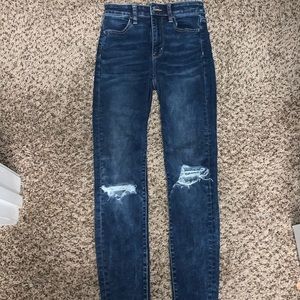 American eagle super high rise jegging